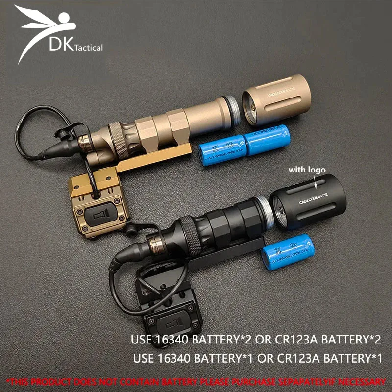 Imagem -04 - Lanterna de Metal Alta Potência Arma de Caça Scout Light Interruptor de Pressão Remoto 20 mm Rail Lanterna Led Tática Airsoft-v2