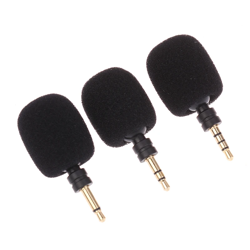 휴대용 미니 마이크 마이크 3.5MM Aux 모노/스테레오/노트북 PC 스마트 폰용 4 극 금속 커패시턴스 마이크