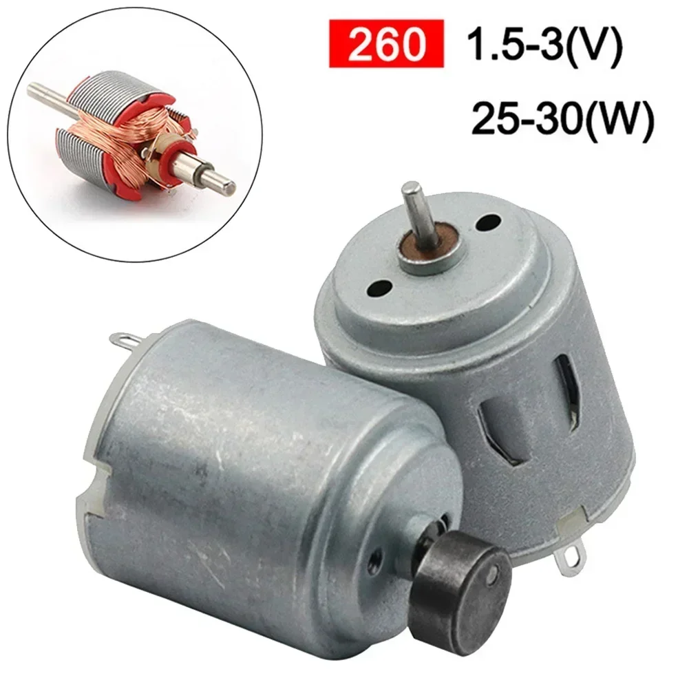 Mini 260 Motor DC 3-12V Electric Machinery Tools High Speed Toy Car Fan Small For DIY Motor Low Voltage Drop Ship