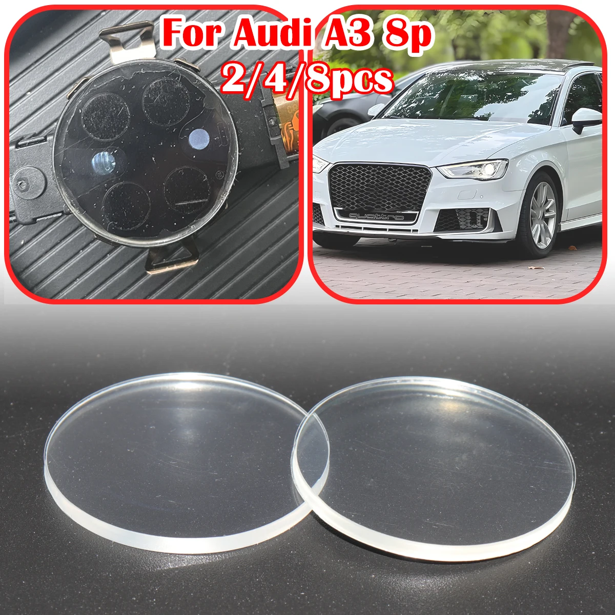 

Rain Light Sensor Gel Pad For Audi A3 8p Adhesive Film Silicone Cushion Windscreen Chip Repair Multi-Purpose Tape 9A795560920