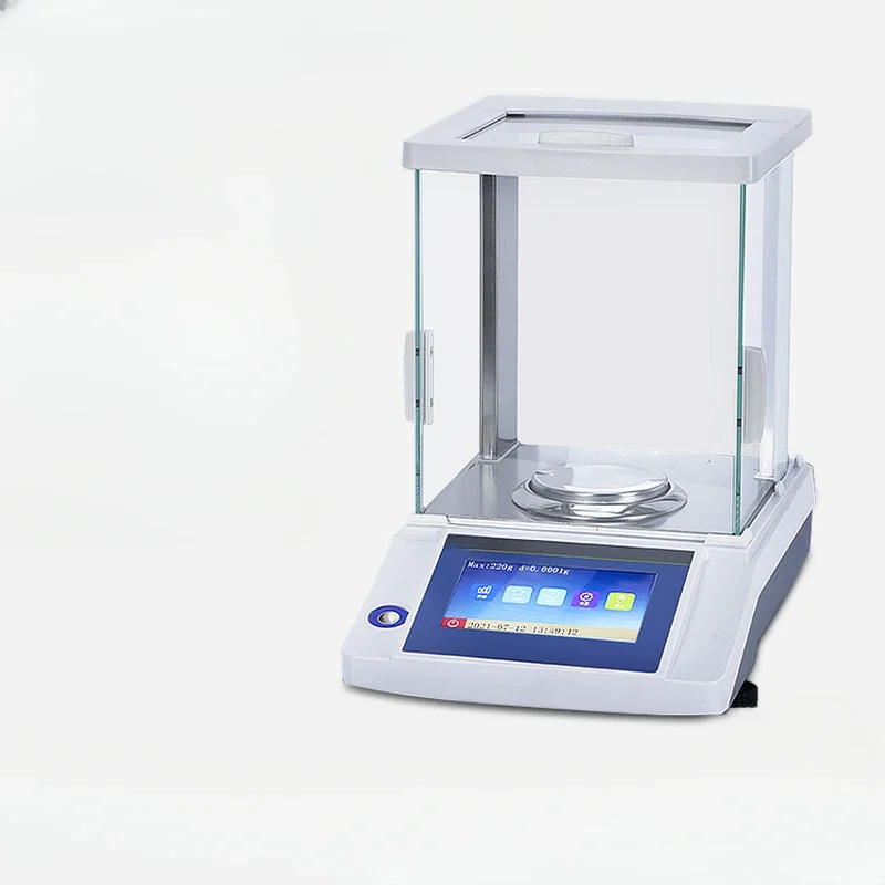 Electronic analytical balance laboratory 0.0001g precision balance scale 0.1mg thousandth.