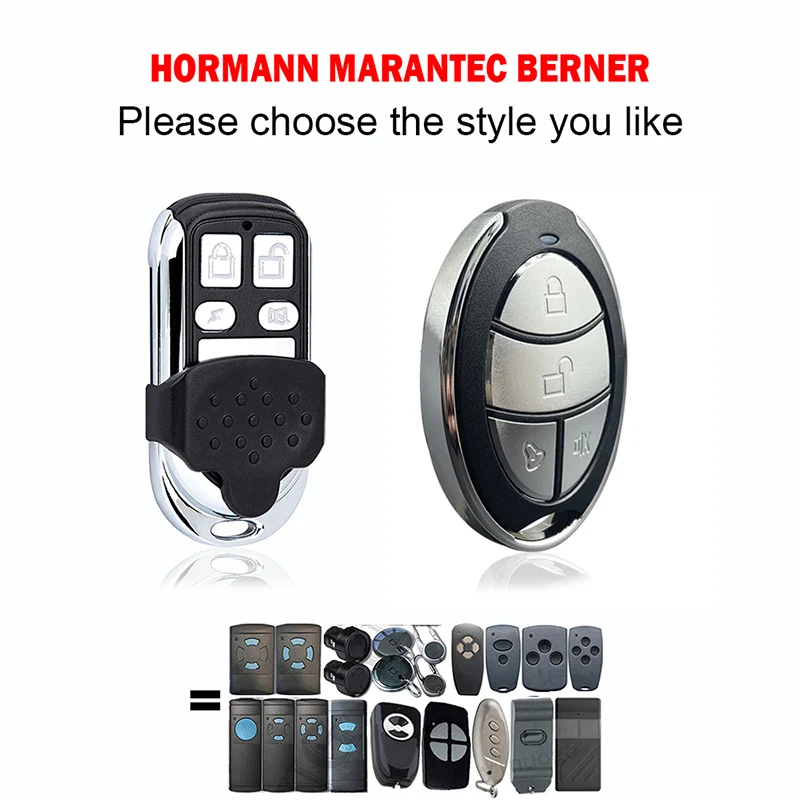 HORMANN HSM2 HSM4 HSE2 HSE4 HS1 HS2 HS4 MARANTEC Digital 302 304 382 384 313 321 323 BERNER 868MHz Garage Door Remote Control