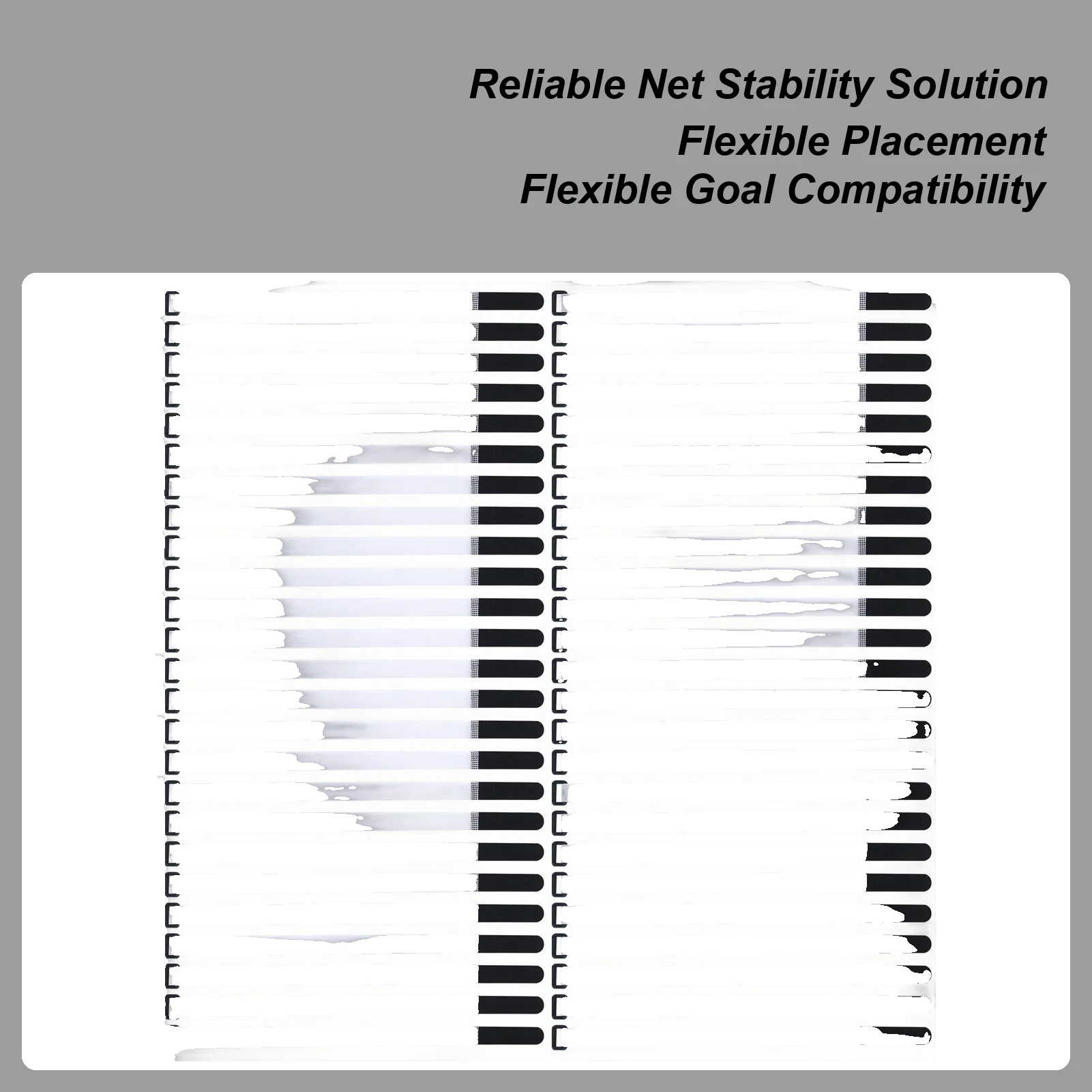 축구 골대 네트 고정 스트랩, 공 위치 고정 네트 타이 50개, 튼튼하고 안정적인 스트랩 타이, 스포츠 소년 놀이터 어린이용