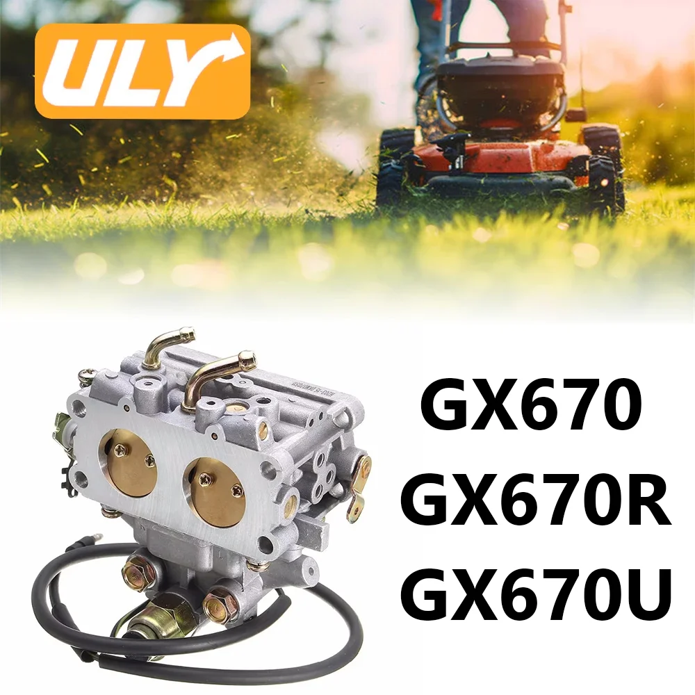 GX670 Carburetor For Honda GX670R GX670U Generator Engine Replaces 16100-ZN1-812 16221-ZN1-000 With Gaskets Kit