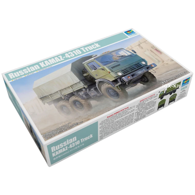 

Trumpeter 01034 1/35 Russian KAMAZ-4310 Vehicle Truck Child Gift Military Collection Toy Plastic Assembly Building Model Kit