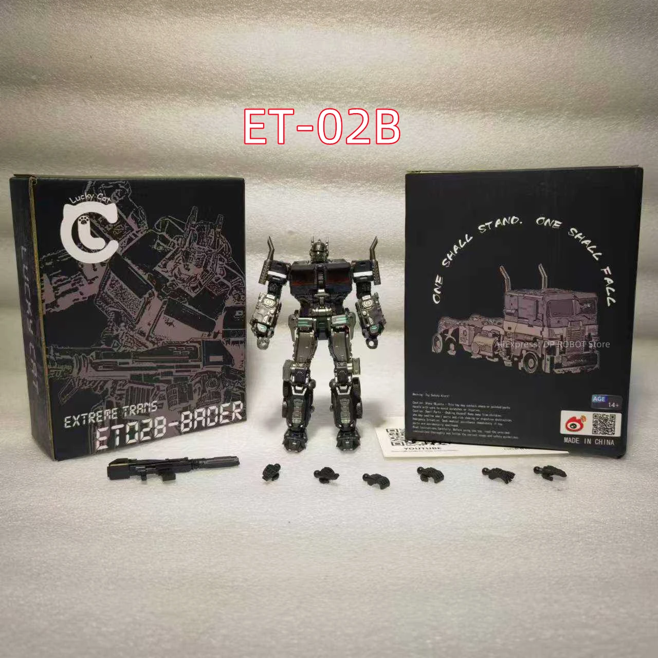 [IN STOCK] NEW Lucky Cat Transformation MICRO COSMOS ET02 ET-02 ET-02B ET02B ET-02SG  Op Commander Action Figure With Box