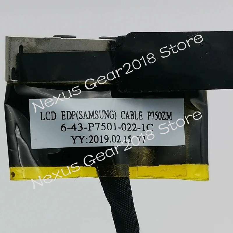 WW LCD LVDS EDP кабель для Clevo P750 P751 P750ZM P751ZM 6-43-P7501-032-1C 6-43-P7501-042-1C 6-43-P7501-050-1C 6-43-P7501-022-1C