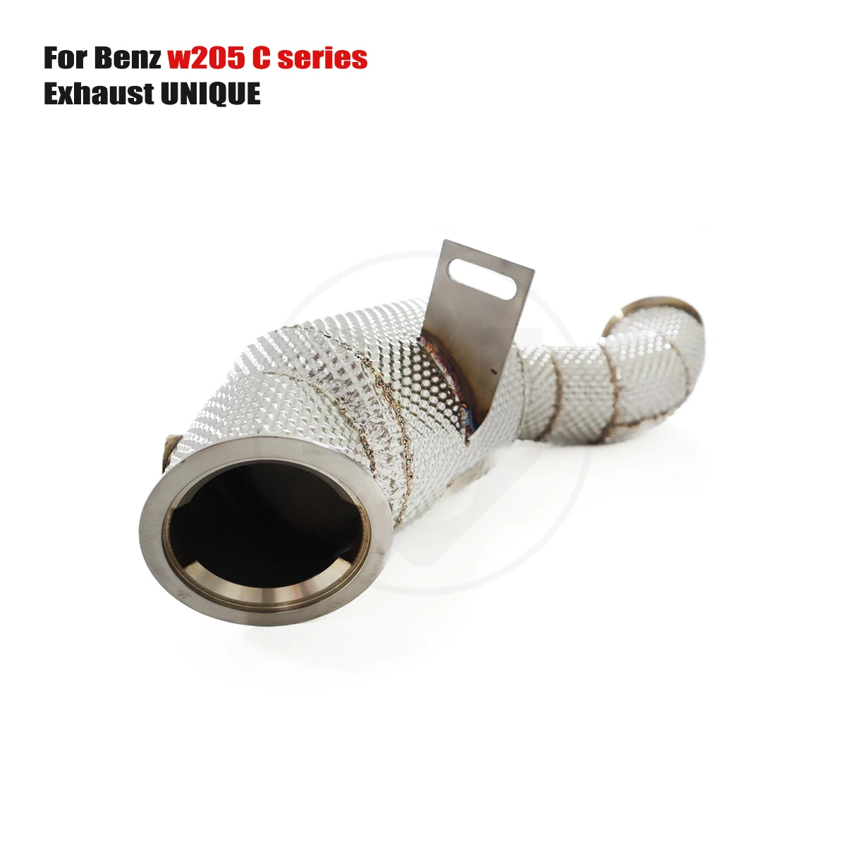 

UNIQUE For 2015-2019 Benz w205 C200 c250 c260 c300 2.0T With insulator downpipe With cat/without cat exhaust pipe