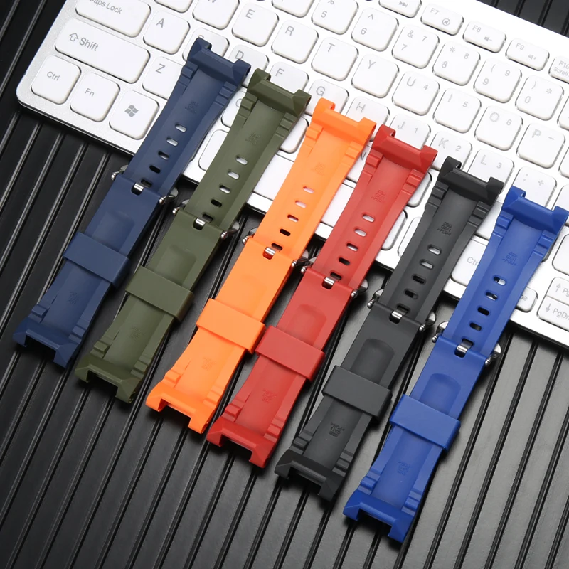 Rubber Strap Suitable for Casio G-Shock GST-B100 W300 210 400G S130 S330 Men\'s Resin Watch Band Waterproof Watch Accessories