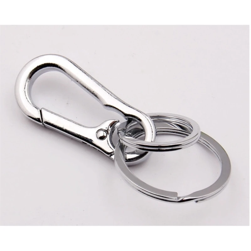 Fast for Key Carabiner Ring Stainless Steel Buckle for Key Release Anti-lost Car