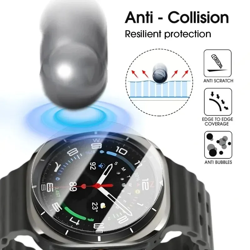 Soft Hydrogel Film Protective for Samsung Galaxy Watch 7 40mm 44mm Watch 7 Ultra 47mm Smartwatch Screen Accessories Not Glass