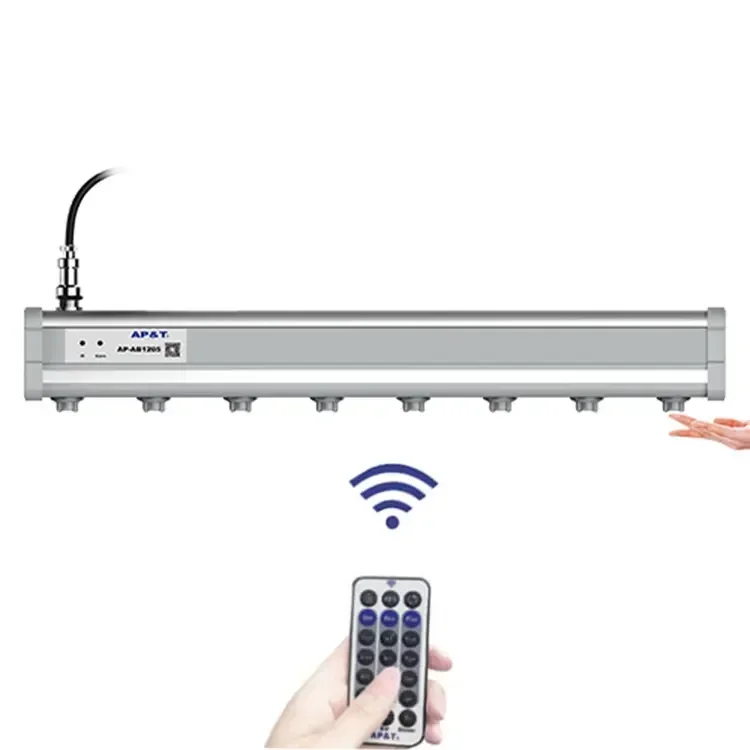 intelligent static charge ionizing eliminator bar