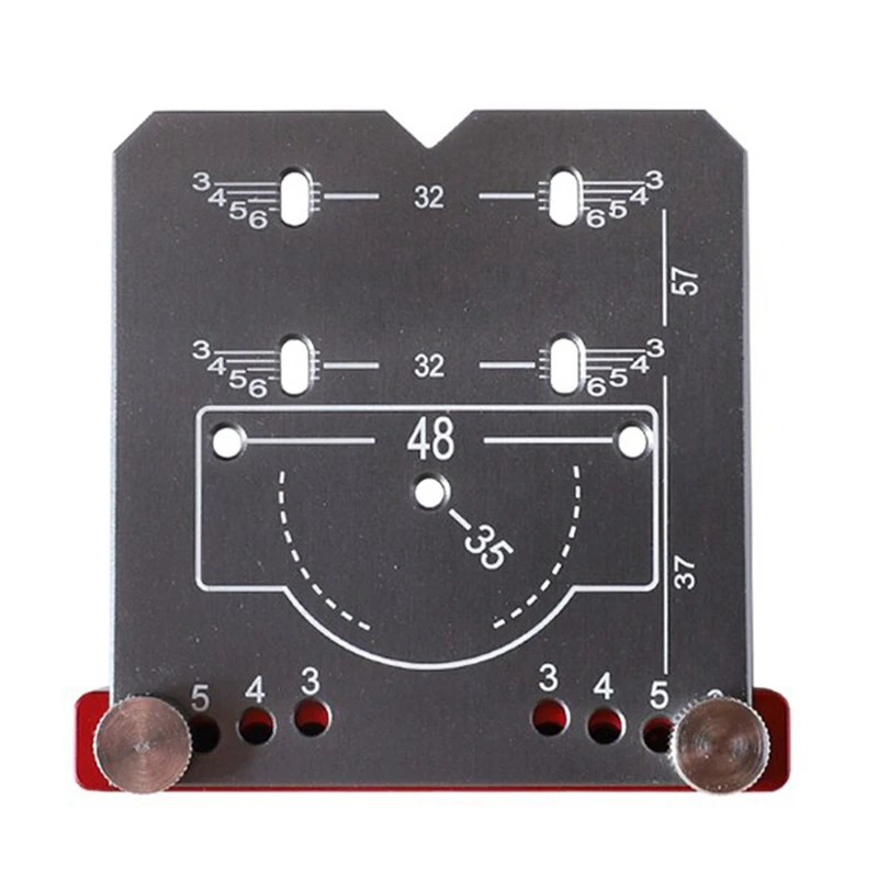 35Mm Hinge Punching Locator Aluminum Alloy Hinge Boring Jig With Multi-Function Woodworking Drilling Locator