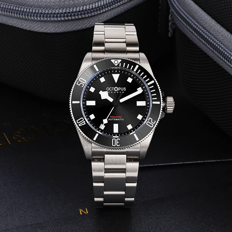 Octopus Kraken Titanium Business Diver Luxury Men's Watches Luminous Sapphire Original 20Bar Waterproof Automatic Mechanical