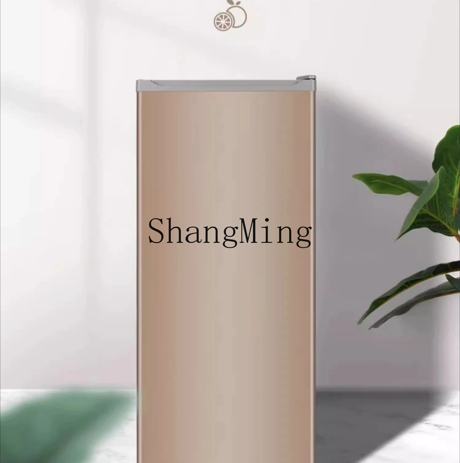 Congelador vertical para dormitorio con cajón abierto lateral, refrigerador pequeño congelado para el hogar ZYY