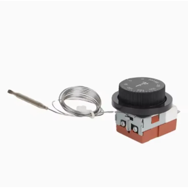 TS-320SR Flat Head Cover Temperature Control Switch, Oven Adjustable Liquid Expansion Temperature Controller