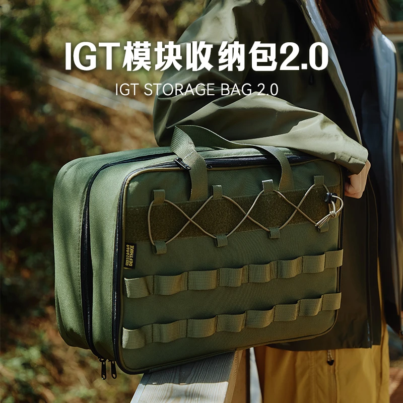 

Defthike Oxford Large Capacity Storage Bag Camping IGT Module Collection Storage Bag Outdoor Tactical Packaging Kit