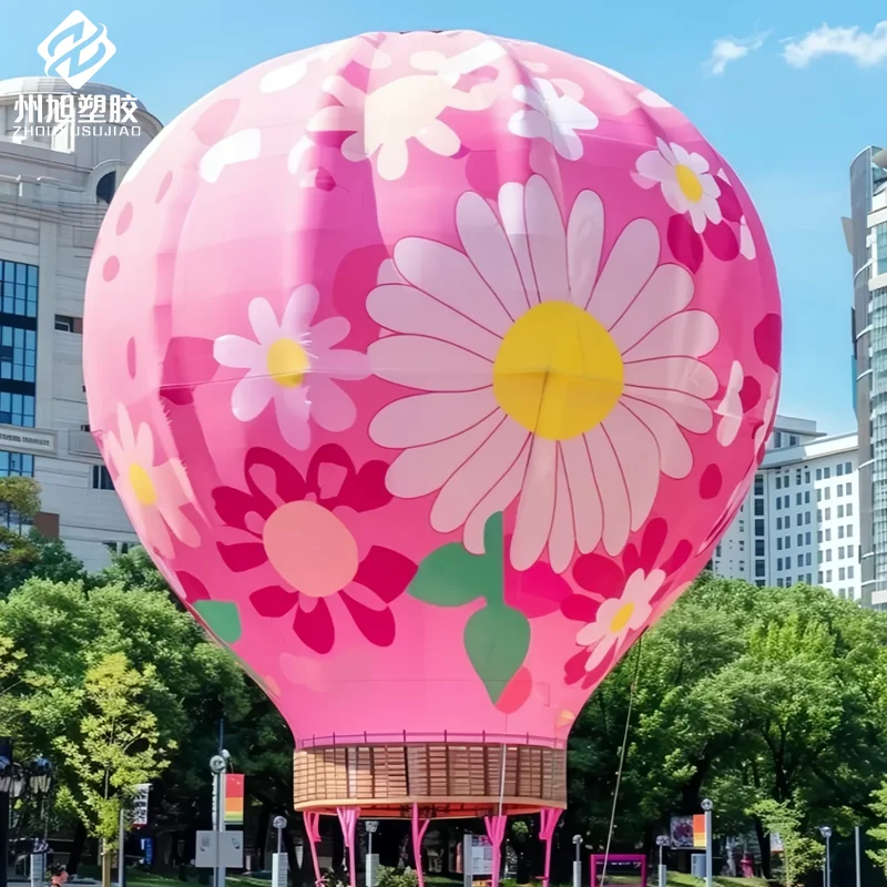 

Large-scale inflatable hot air balloon models for internet-famous outdoor camping photo-taking and check-in installations