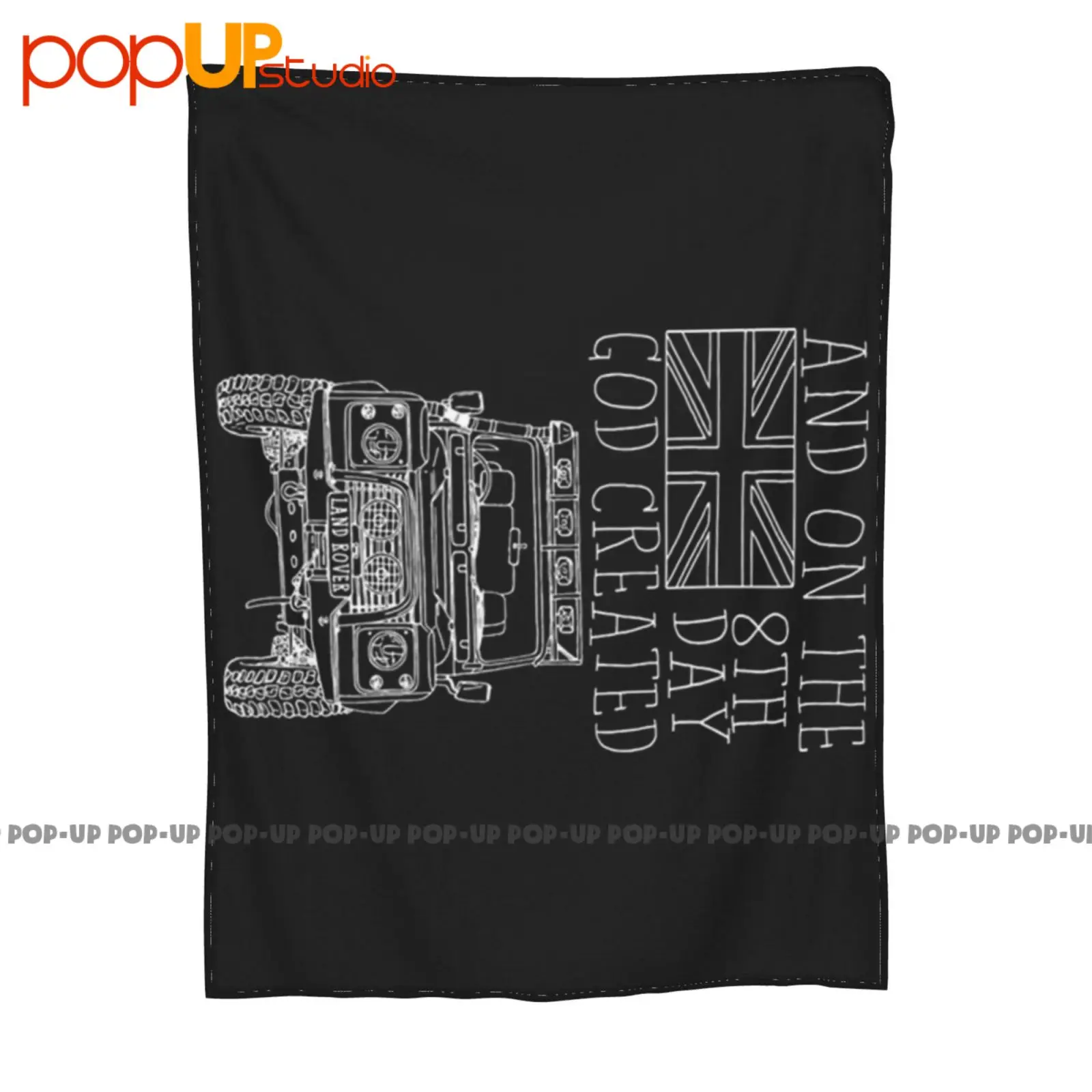 Sketch 8Th Day God Created Rover Farm Land Off Road Premium Ultra-Soft Blanket Quilt Winter Sofa Cover Bed Covers