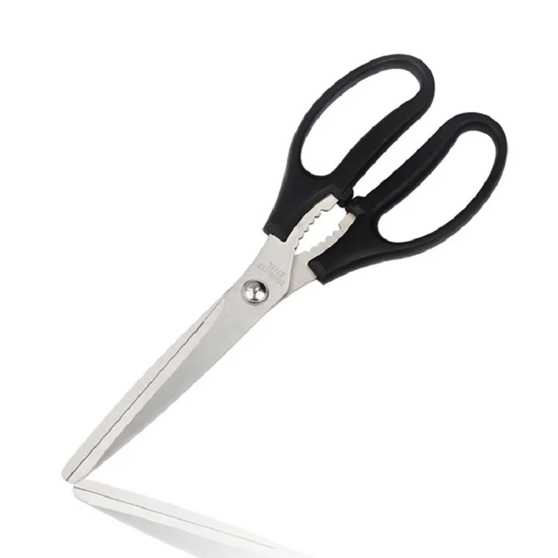 Kitchen Scissors Household Stainless Steel Barbecue Multifunctional Scissors Multipurpose Food Scissors Kitchen Tool