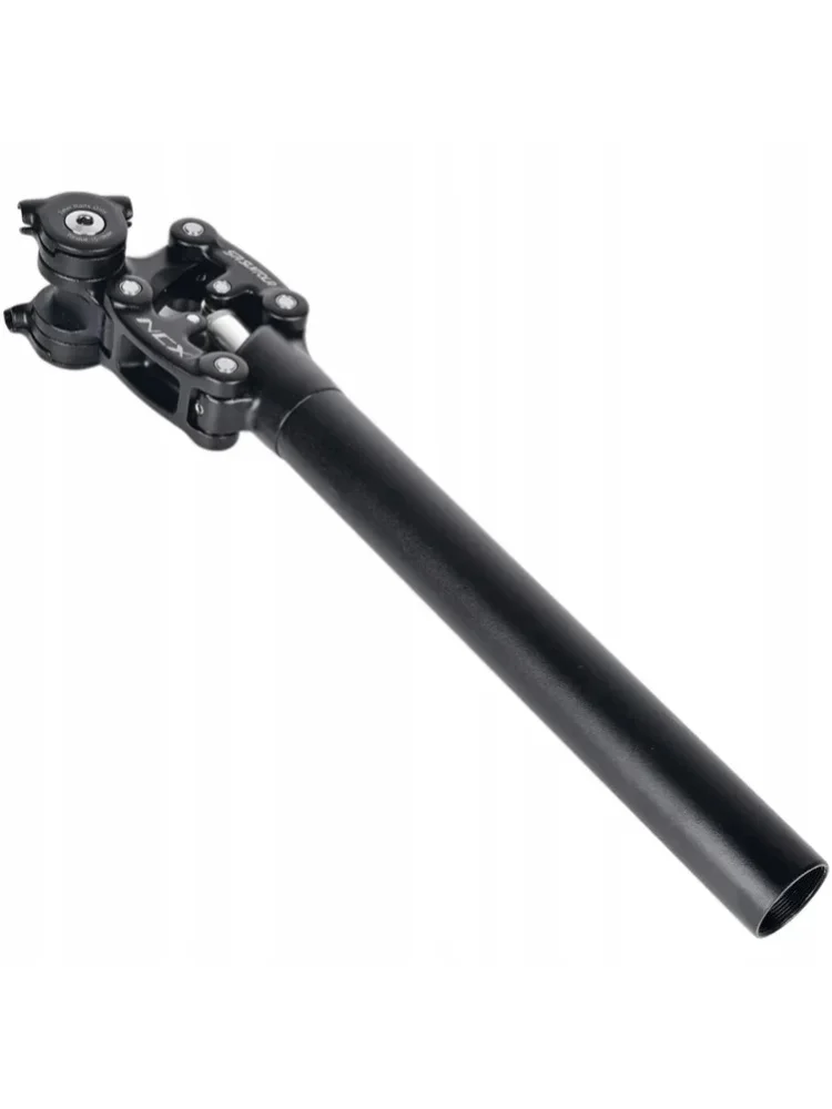Sztyca amortyzowana SR Suntour NCX 27.2x350mm, skok 50mm, sztyca rowerowa typu parallelogram z regulacją napięcia wstępnego. — 2