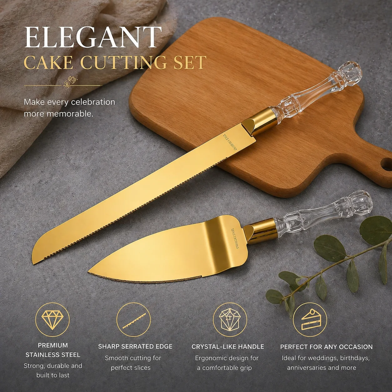 conjunto-de-2-facas-de-bolo-banhadas-a-ouro-kit-ideal-para-cortar-bolo-de-casamento-e-presente-para-cha-de-panela