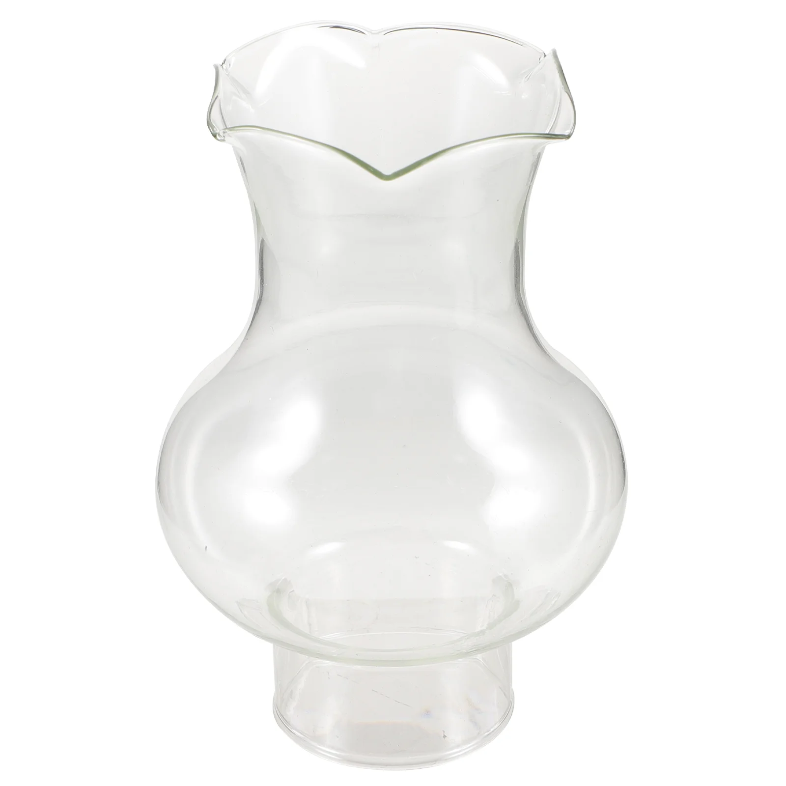 Lanterne 28 trous, lampe à kérosène, abat-jour en verre, diamètre 3cm, cheminée transparente à l'huile à l'ancienne pour petits abat-jour