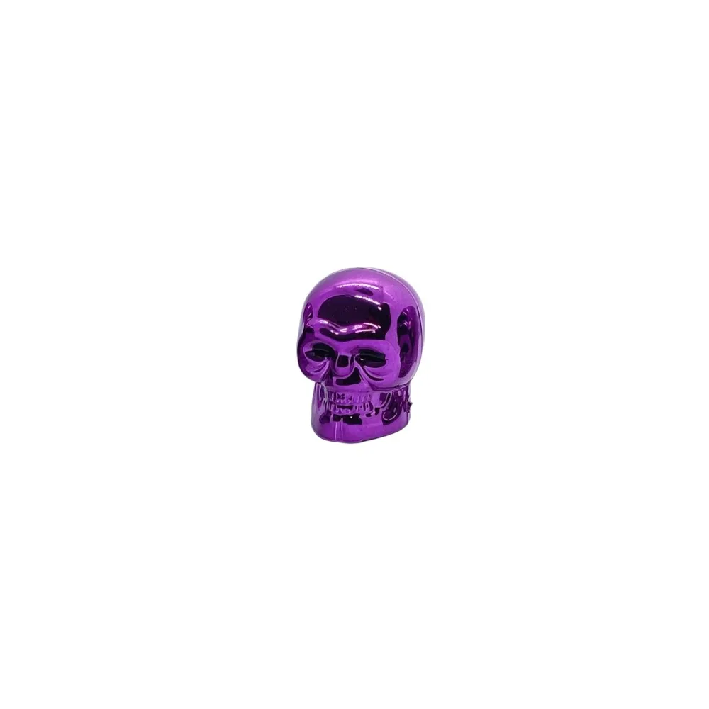 1Pc Skull Style Bike Tires Valve Caps Antirust Copper Core Universal Valve Stem Cap Dust-Proof Protective Cover Tire Valve Cap