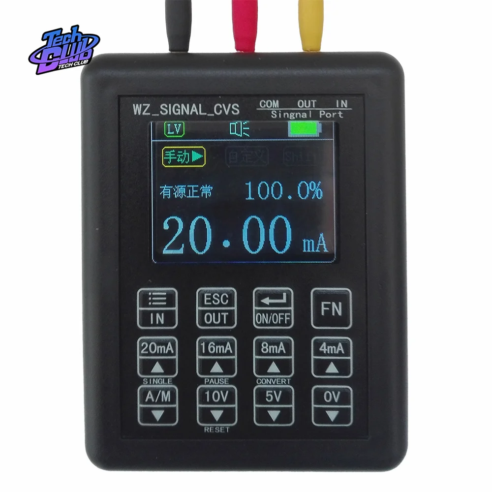 4-20mA 0-10V Signal Generator Process Controlling Signal Calibrator Current Source 0-20mA Simulator for Electrician Tool