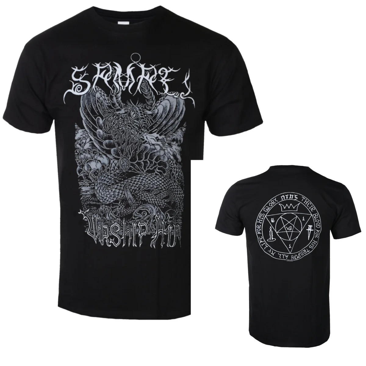New Samael Graphic Cotton T-shirt Unisex Summer Short Sleeve