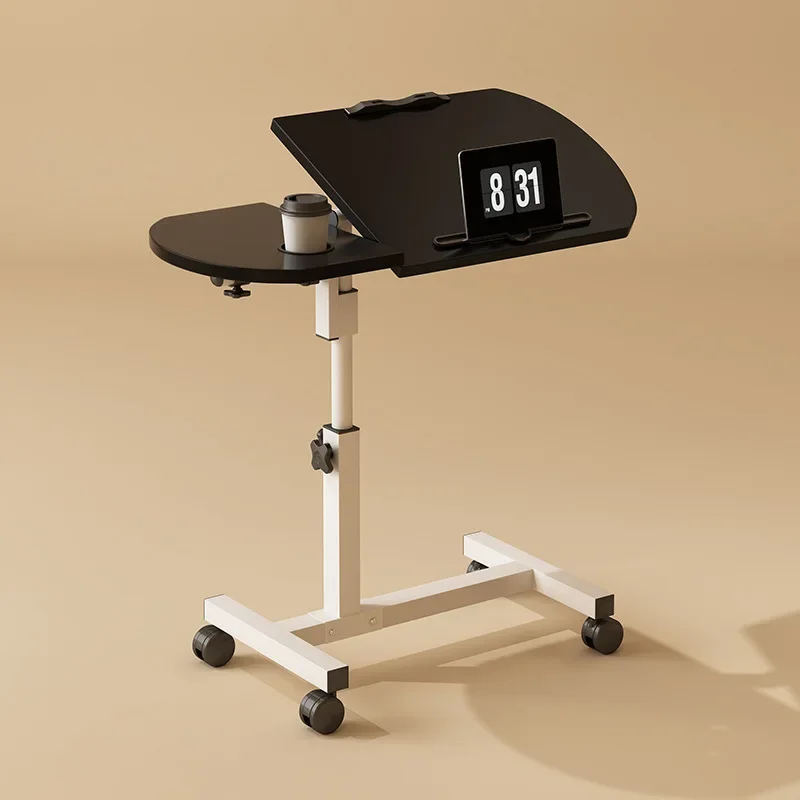 Wholesale mobile lifting bedside table, laptop desk, standing use, office adjustable lifting and speaking small table