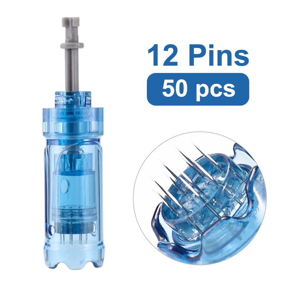 Bajonetcartridge Naald voor Dr Pen M8S/A8S/A9/A11 Microneedle 12/18/24/36/42 Pin/Ronde Nano/3D Vervanging Tip