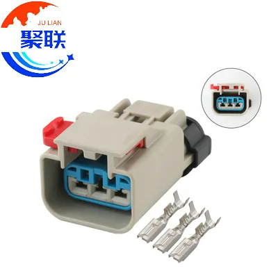 Auto 3pin plug 2.8 waterproof wiring harness connector with terminals and seals