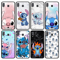 Disney OHANA Stitch Cute Phone Case For Samsung Galaxy A9 A9S A8 A7 A6 A5 A3 2018 2017 2016 Plus Silicone Soft Black Cover Funda