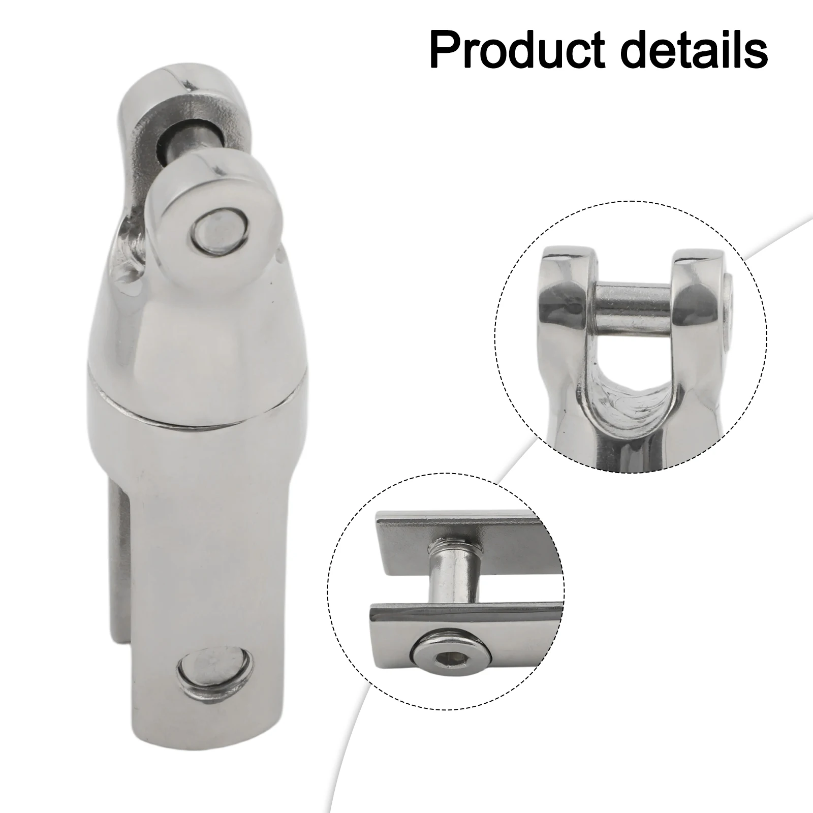 Anchor Swivel Connector Made from 316 Stainless Steel Perfect for Securing Anchor Chains and Ropes in Marine Environments