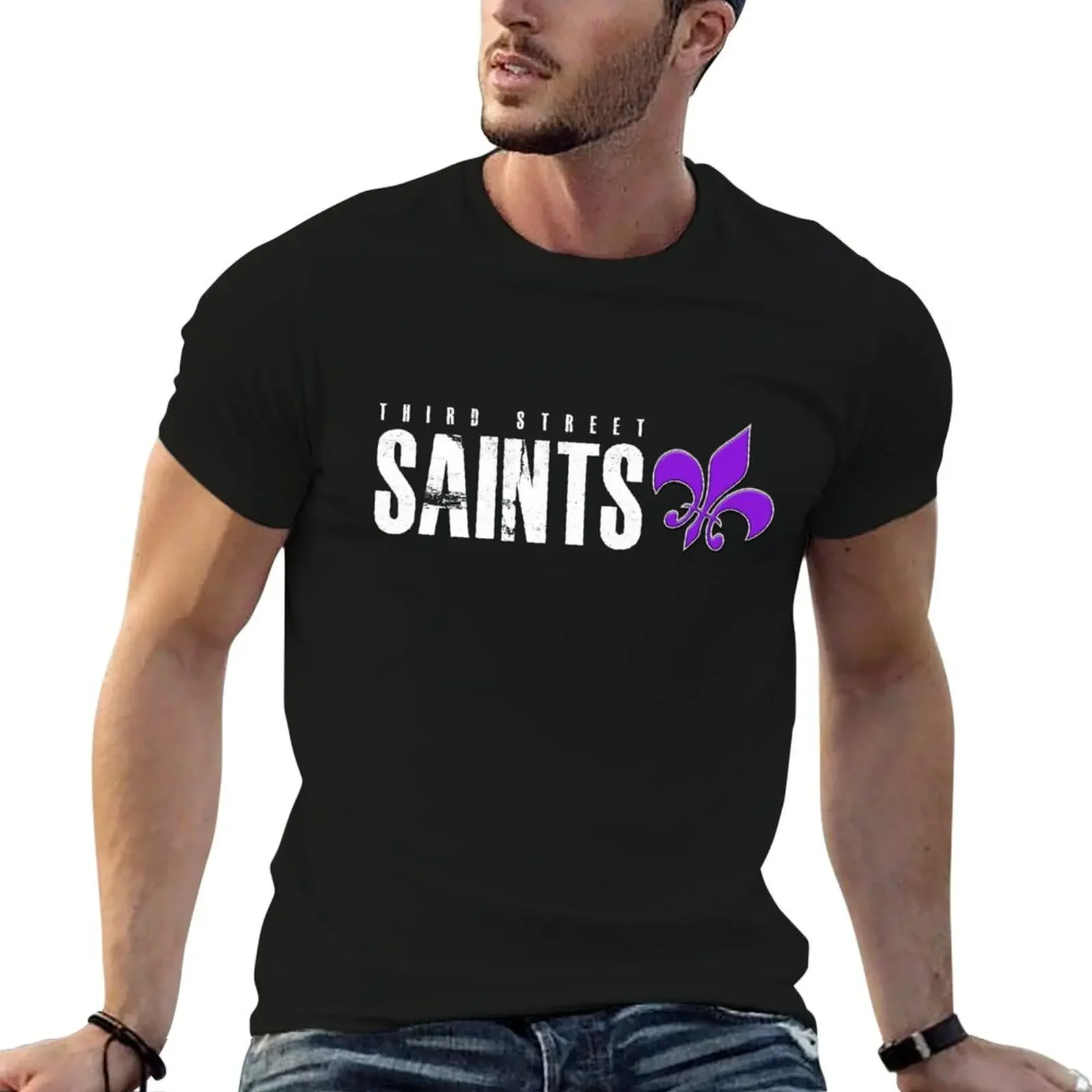 Third Street Saints T-Shirt korean fashion cheap stuff customizeds summer top mens shirts graphic tee