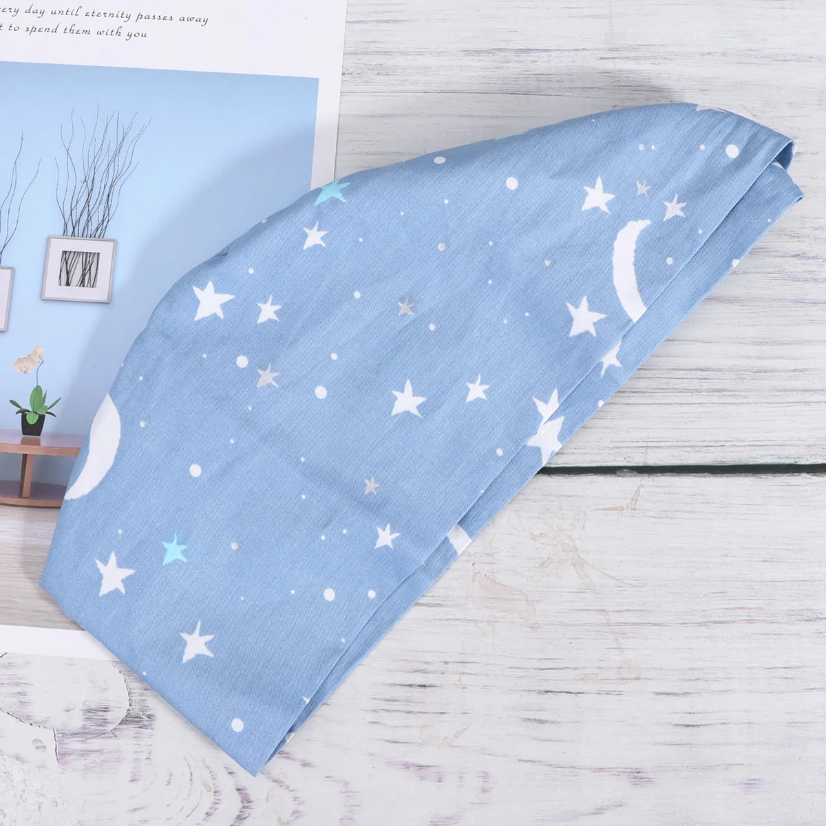 

Sky Printing Cotton Hat Adjustable Lace-up Doctor Nurse Working Head Protector for Kitchen Hospital Worker Beautician