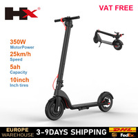 HX X7 350W Foldable Electric Scooter 10 Inch Tire Adult EScooter 36V 5AH Electric Kick Scooter Max Speed 25KM/H E Scooter