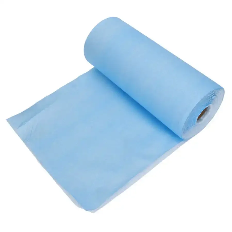 80 Sheet Disposable Dental Bib Blue Beauty Salon Restaurant Wateproof Patient Elderly Medical Paper Scarf Towels Lacing Bibs