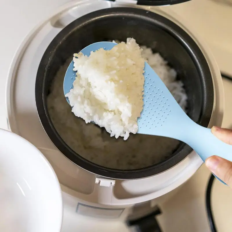 Tumbler Rice Spoon Paddle Stand Up Non Stick Rice Serving Scoop Kitchen Rice Sushi Servers Easy To Clean Kitchen Tool Gadgets