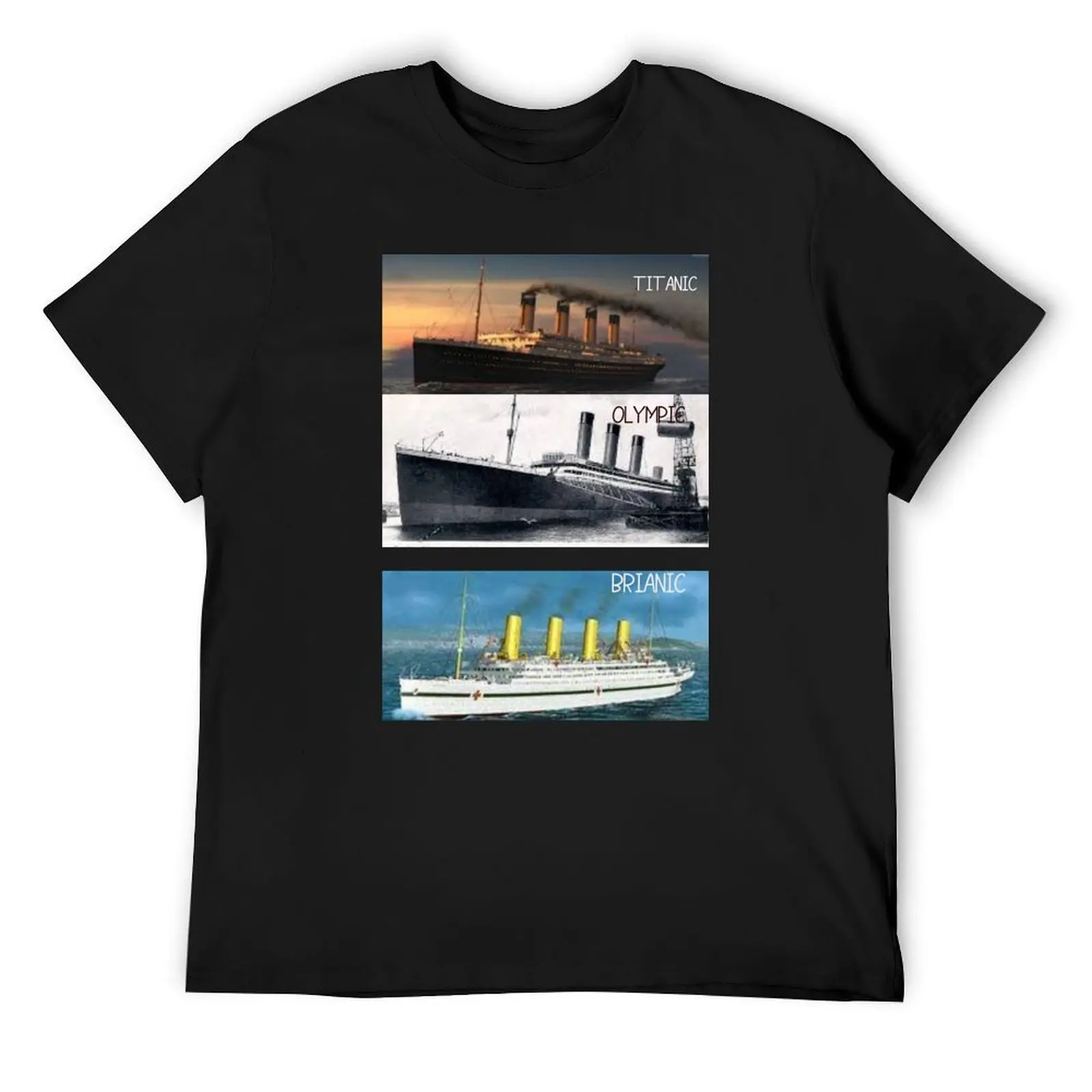 

Titanic,britanic sister ship,iceberg,white star star liners,ship T-Shirt vintage anime shirt funny shirt cotton mens clothes