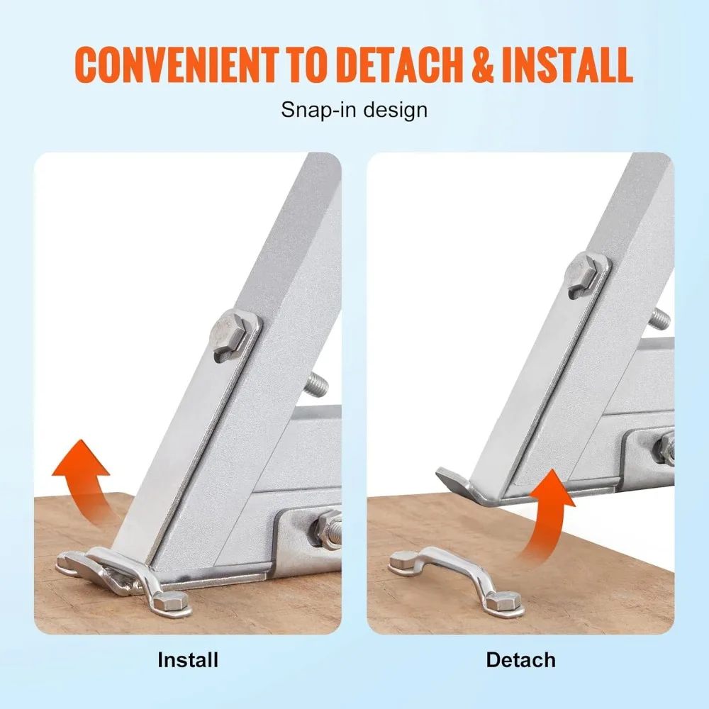 Adjustable Dock Ladder with 3 to 5 Steps, 350 to 500 Pounds Capacity, Aluminum Material, Non-Slip Design for Pontoon Boats