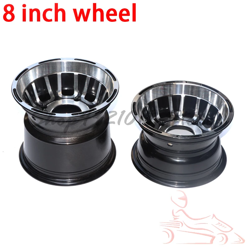 

19 X7.00-8/18 X9.50-8 wheels Atv Accessories Front And Rear Wheel Hub 8 Inch Go-kart Off-road 4 Aluminum Rims For Tyre