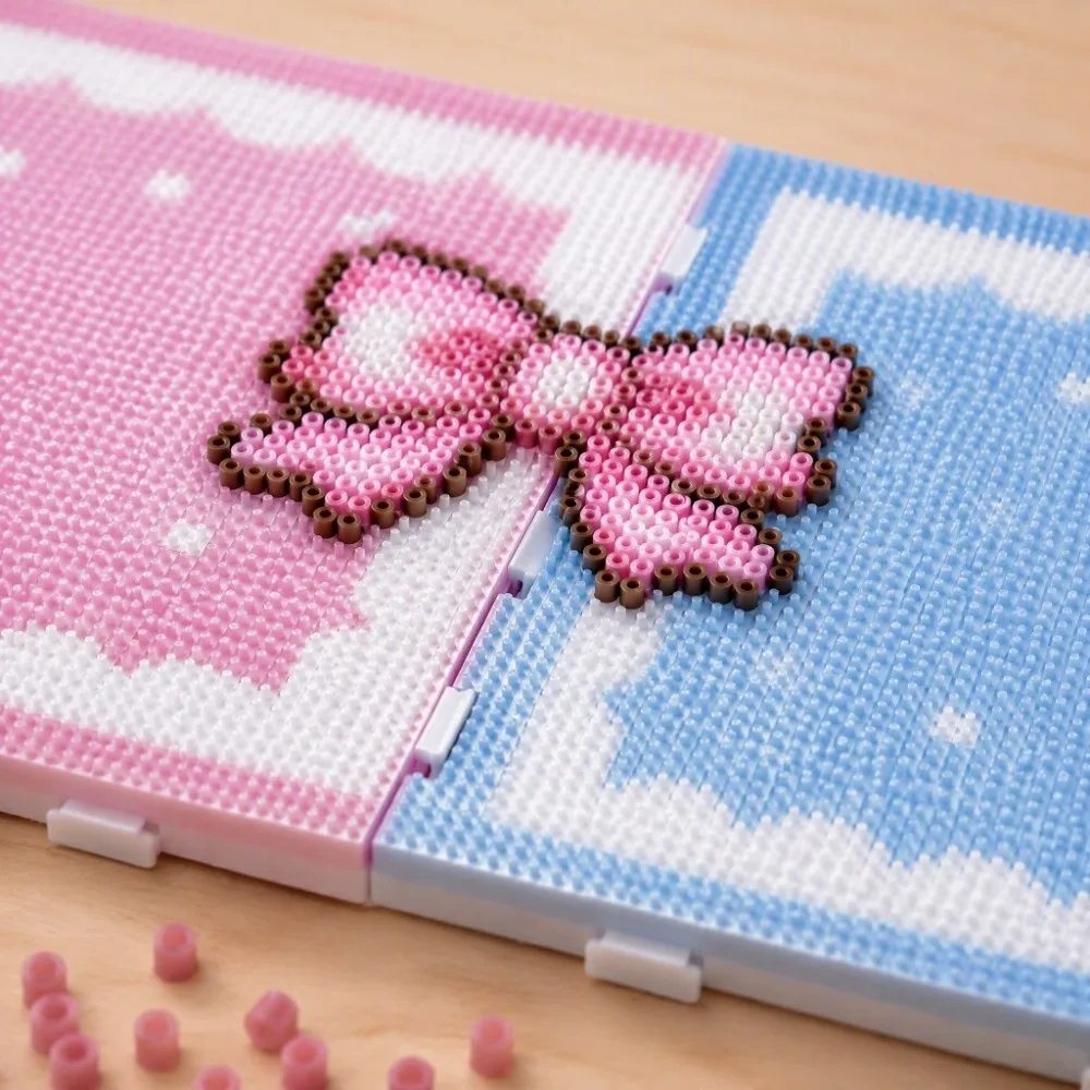 Plastic Fuse Bead Pegboard Reusable 52/78/104 Pins Hama Bead Board Heat Resistant Extended Peg Perler Bead Board