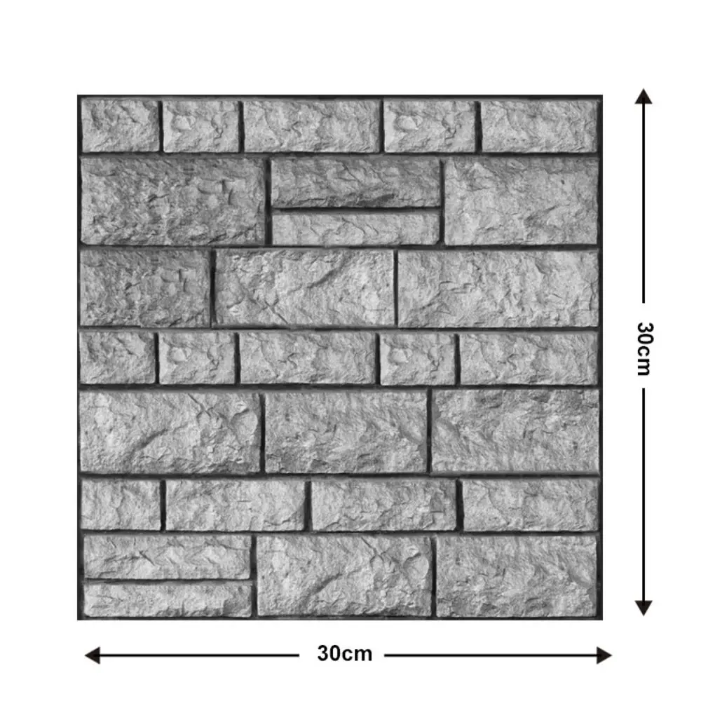 

DIY Dormitory Antibacterial Self-adhesive Brick Design 3D Wallpaper Background Wallpaper For Wall Decoration Wall Decal