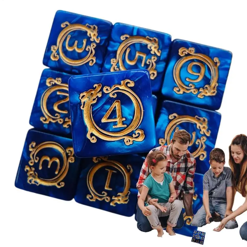 

Многогранные игральные кости, настольные игры, 10x игрушки, инструменты для ролевых игр для женщин, мужчин, взрослых, детей, аксессуары для декора автомобиля