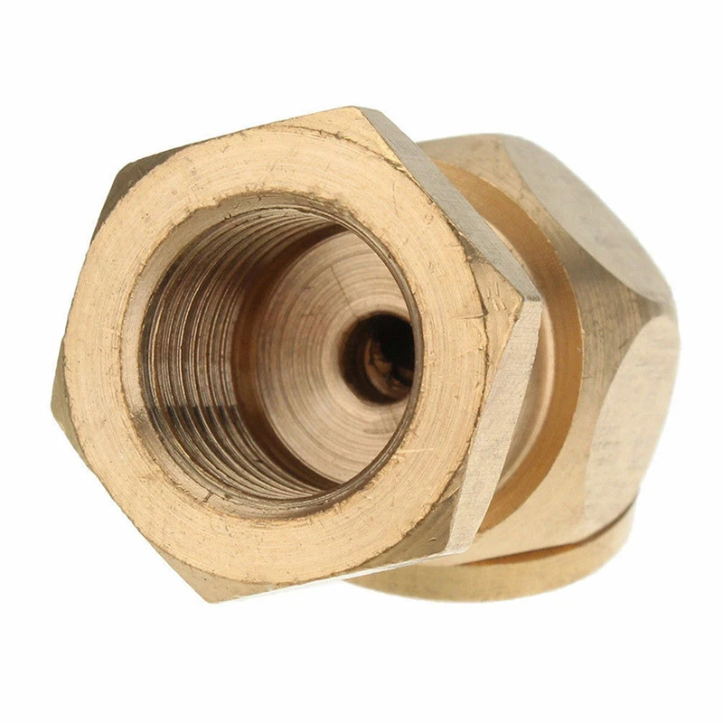 Konektor Katup Inflator Ban Emas NPT 1/4 "Kunci Klip Ban Bola Chuck Udara
