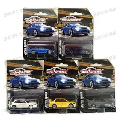 Majorette 1:64 NISSAN skyline gtr  r34 lance EVO  GTR civic diecast alloy car model