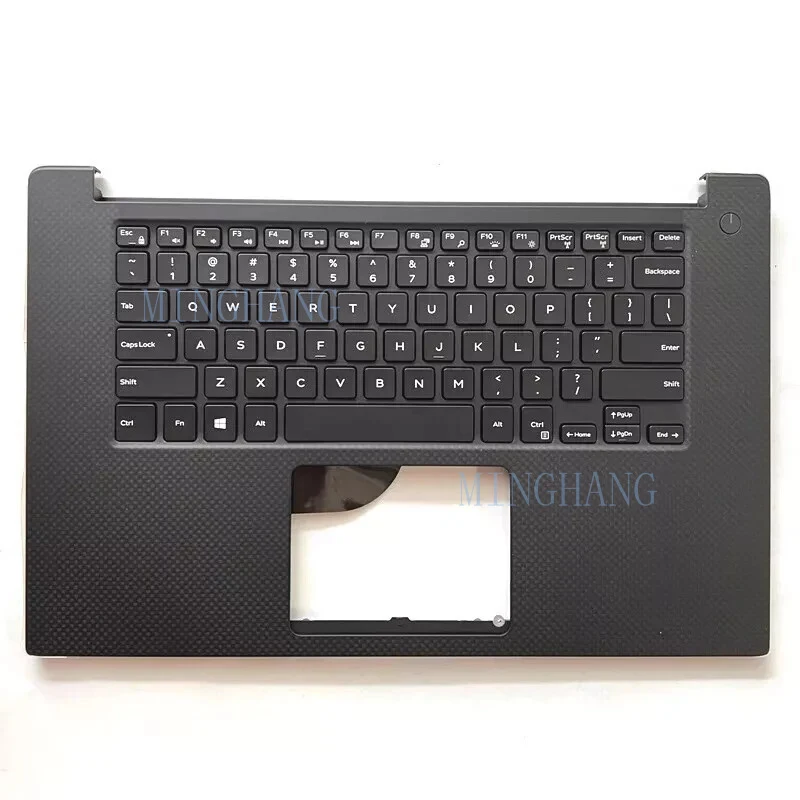 

M For Dell XPS 15 9550 Precision 5510 Palmrest Cover US Keyboard KYN7Y 0KYN7Y Top