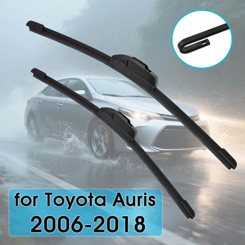 

For Toyota Auris Japan/Europe Hatch E150 2006-2018 Car Wiper Blade Front Wiper Fit U Hook Arm Windscreen Auto KAWOO Wiper Blades